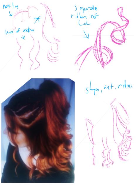Learning Hair Same Day #3