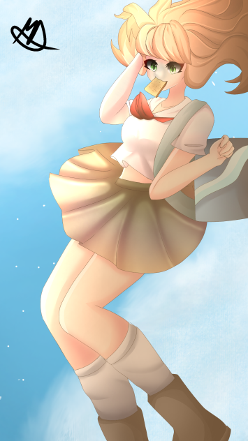 Remaking old art p.2 (late for school)