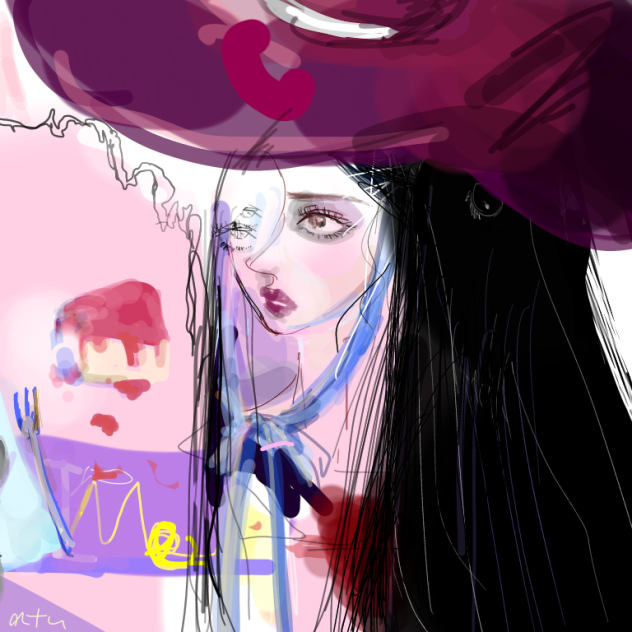 Cakes girl - ibisPaint