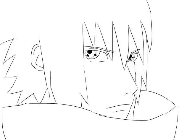 speed art sasuke - ibisPaint
