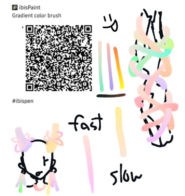 Gradient color brush😱😱 - ibisPaint