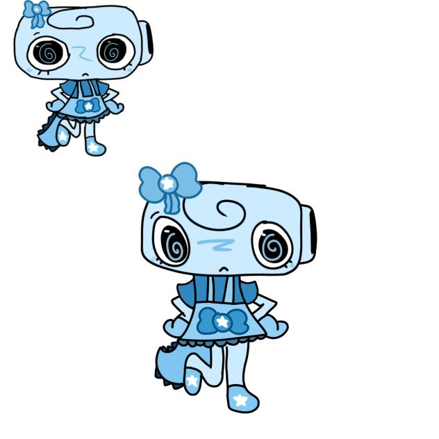 drawing my dandys world oc