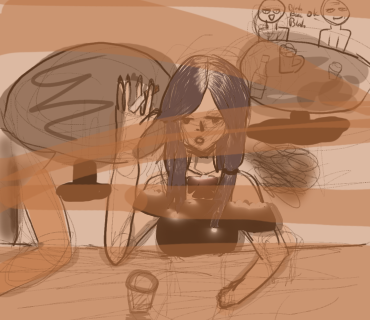 At the bar