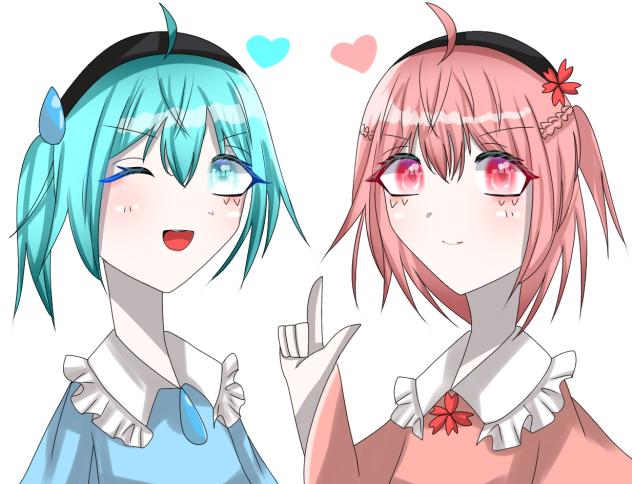 桜ち葵ちゃんのツーショット