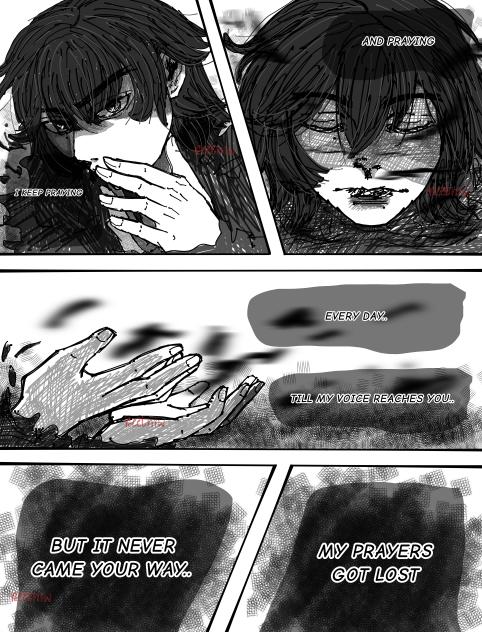 random one page comic with my oc Kasai