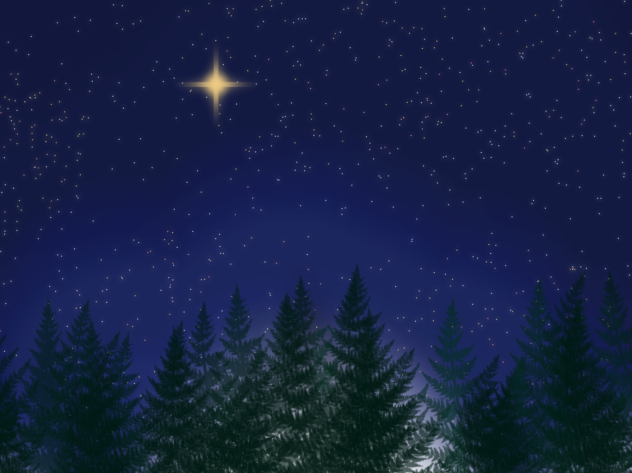 Trying to draw a forest ;-;