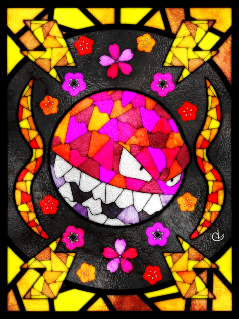 Voltorb ビリリダマ (Stained Glass Version)
