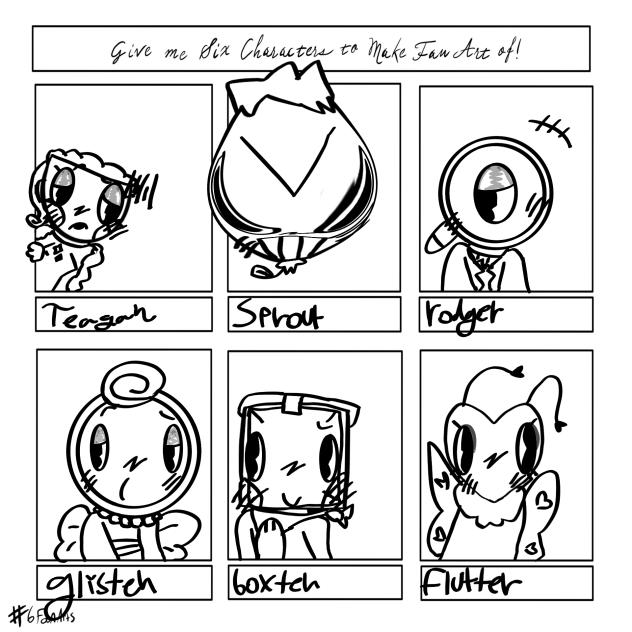 six character chalange