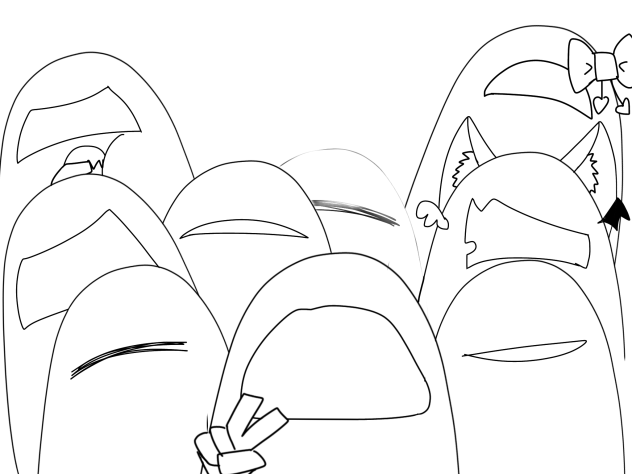 無限ループ　塗り絵