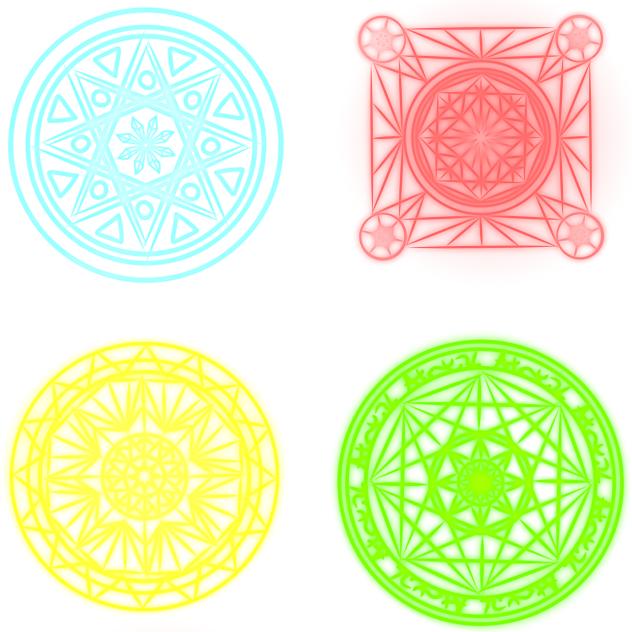 魔法陣描くの楽しすぎた