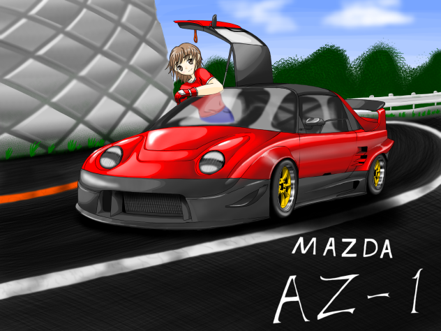完成〜！！！マツダ  AZ-1