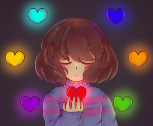 Sketchyさん専用 Frisk7 #7 もう少し Frisk (with the 7 souls) - ibisPaint