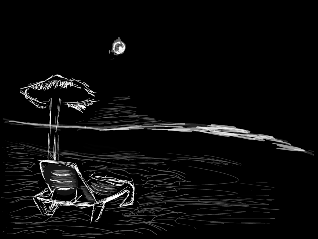 🌘⛱️