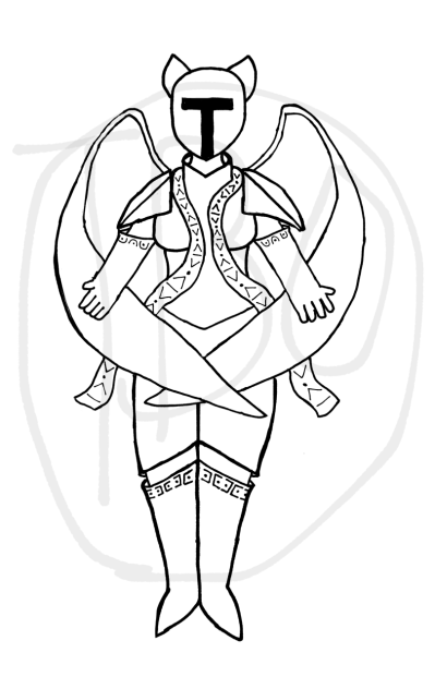 Angel oc revamp moved to digital - ibisPaint
