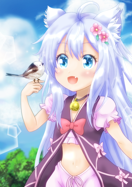 ノエラとシマエナガ