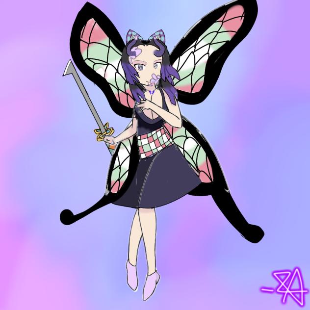 Shinobu as demon