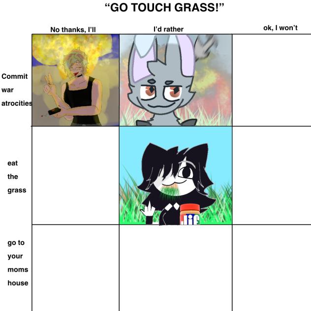 Collab 'GO TOUCH GRASS'