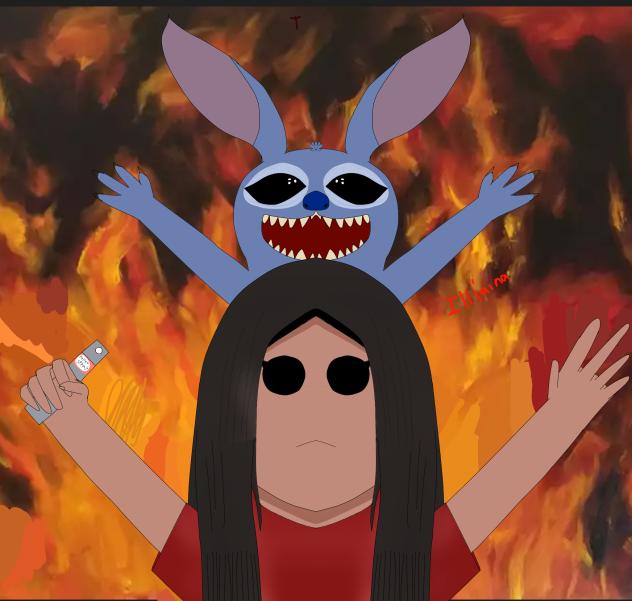 Elmo meme as Lilo and stitch