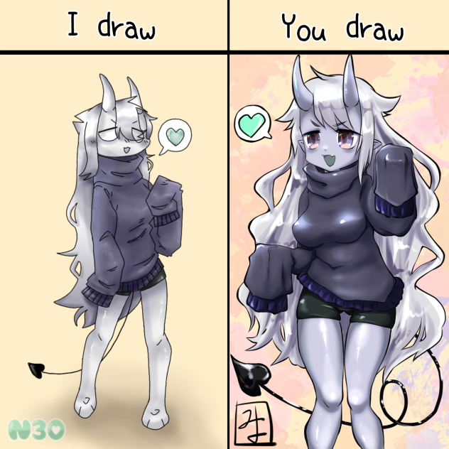 I draw you draw with It’sN3OTM3!