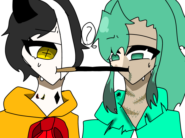 少し遅いポッキーの日のお久二人