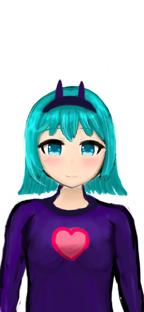 オリキャラ 雲のくぅちゃん ドアップ