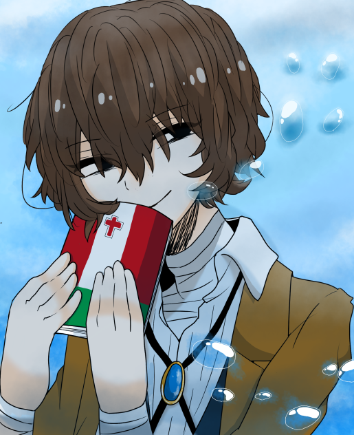 入水、読書。