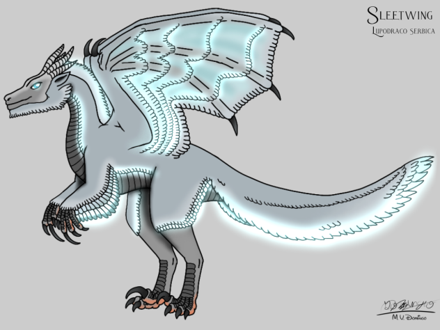 Sleetwing (2023) glows