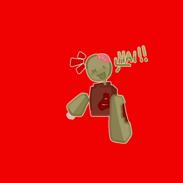 silly zombie
