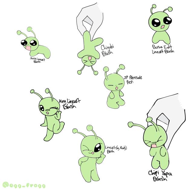 trying new brushes ft. alien dudes