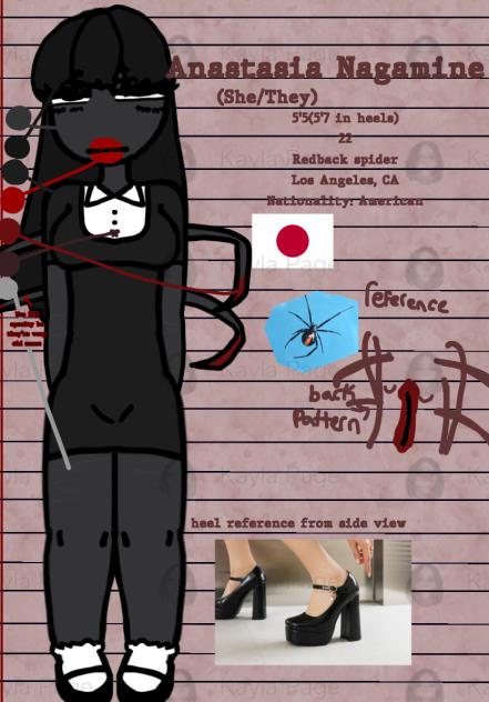 anastasia reference sheet🕷️
