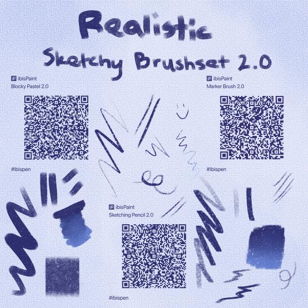 Realistic Sketchy Brushset 2.0