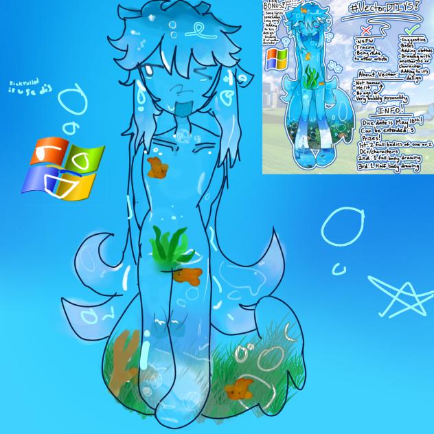 VECTOR DTIYS 🎃🐡🎣🐟🐠🍥🌊💧⭐️🫧