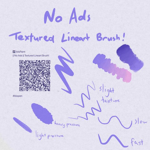 No Ads Textured Lineart Brush