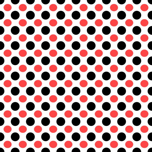 vintage pattern Black and red