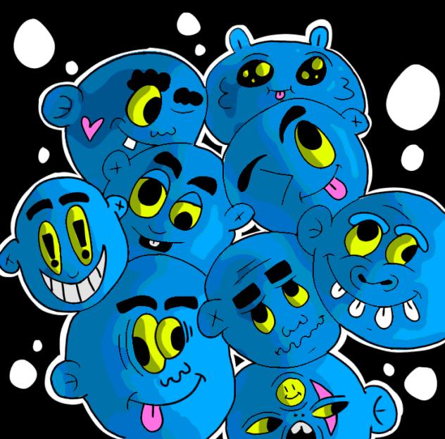 Feeling Blue🥶 - ibisPaint