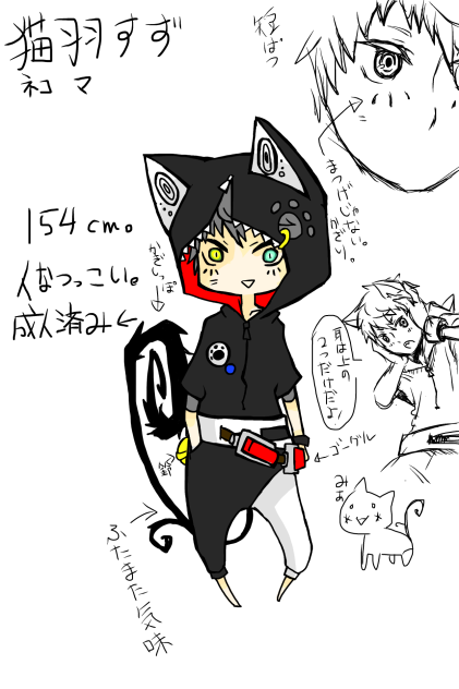 【猫仲間】猫羽すず【名前決まりました】