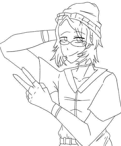 Lineart + gift for my friend The_Thing69