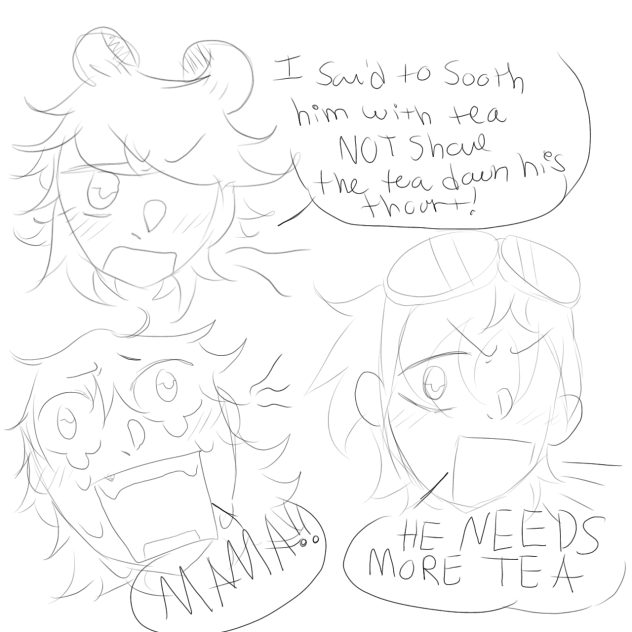 homies and drinking tea