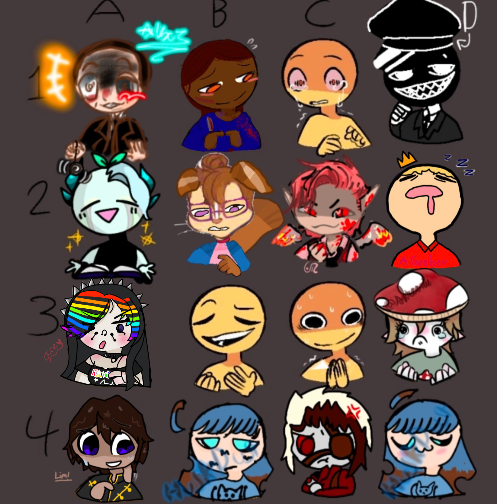 Random Character Collab Trend random collab - ibisPaint