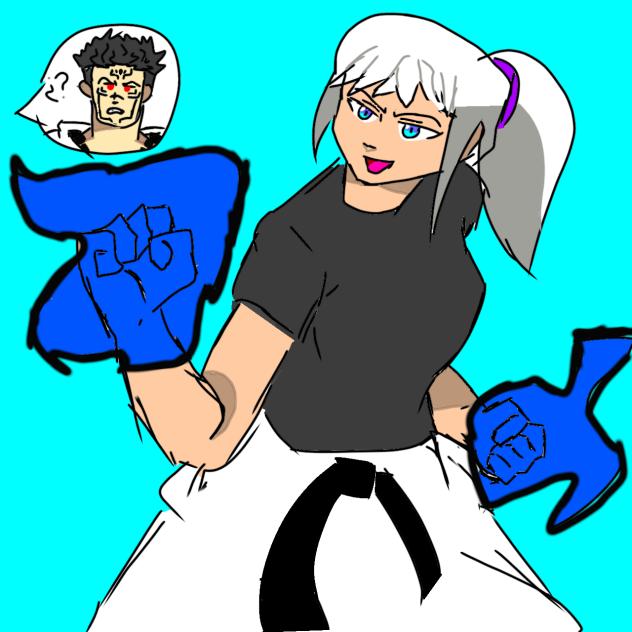 Gojo ( version mujer ) vs Sukuna