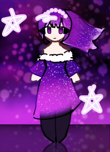 purple girl