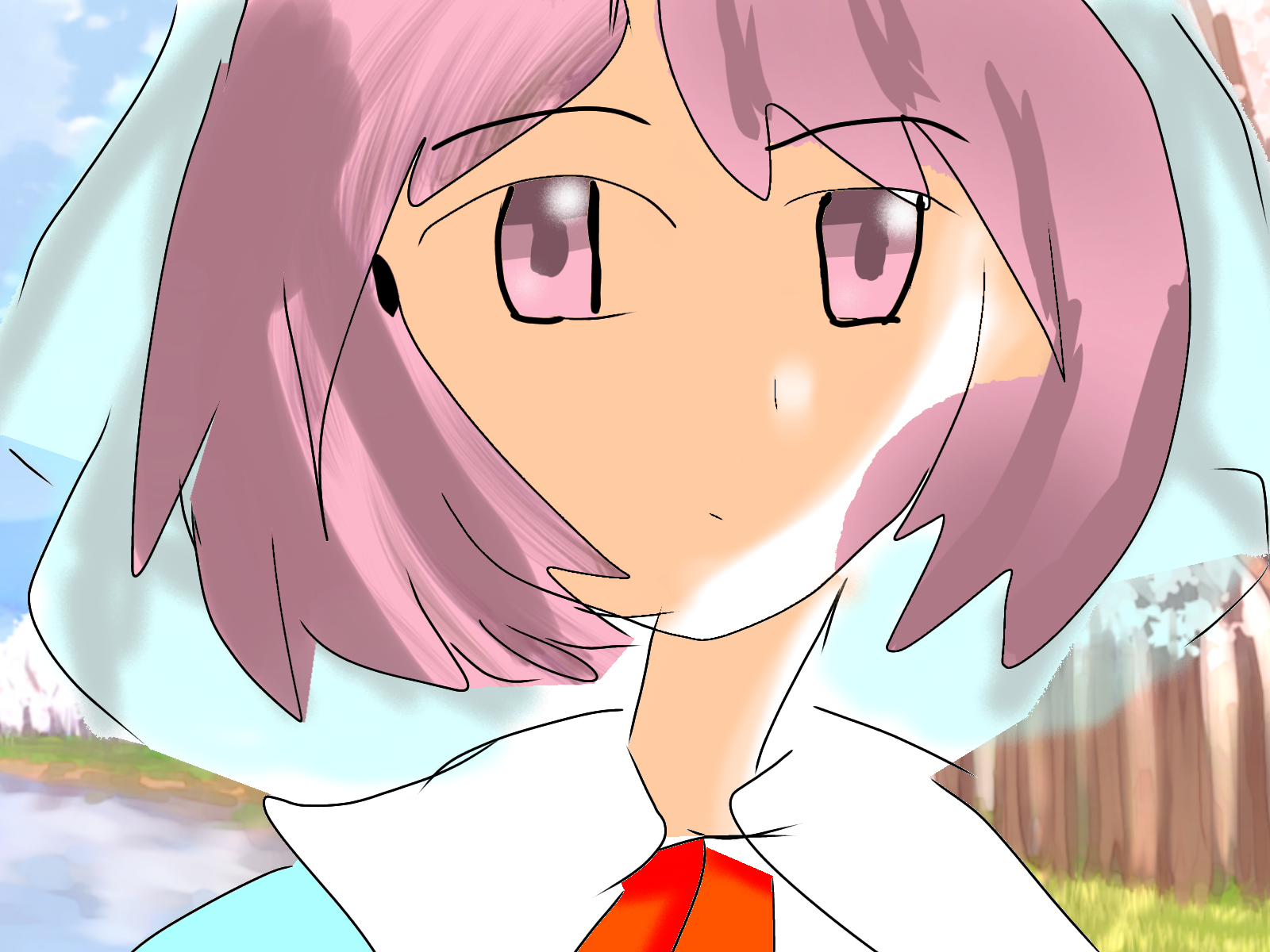 幽々子様は紅魔館に行く予定のようです Ibispaint