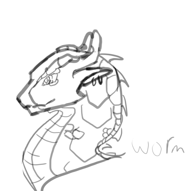 Worm a mudwing sketch for my friend