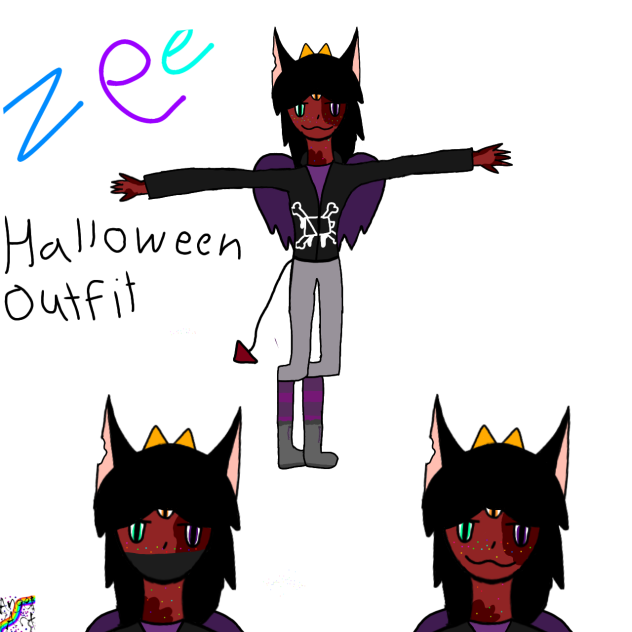 my Halloween outfit or my OC
