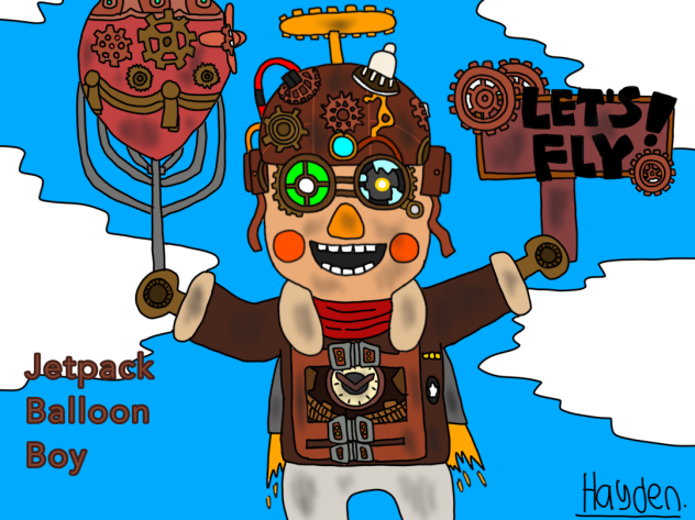 Jetpack Balloon Boy Speed draw