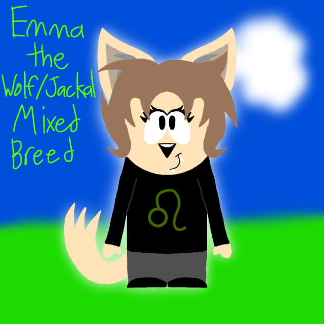 Emma the Wolf-Jackal Mixed Breed