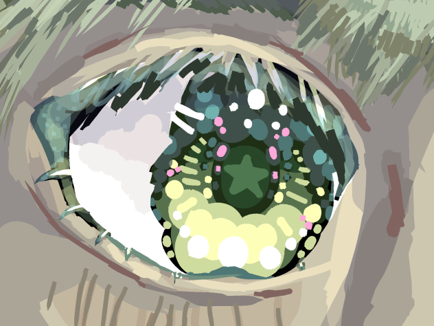 I love drawing eyes