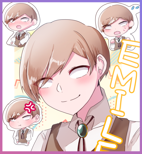 スクエアイラスト　えみさん
