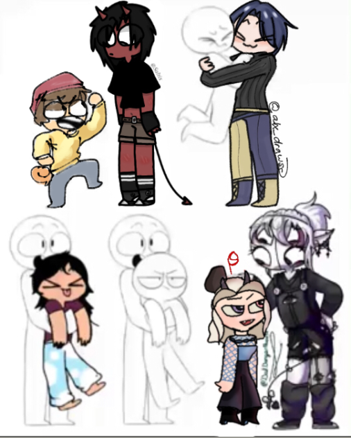 Short vs tall collab