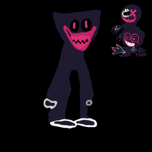 Huggy Wuggy but corrupted